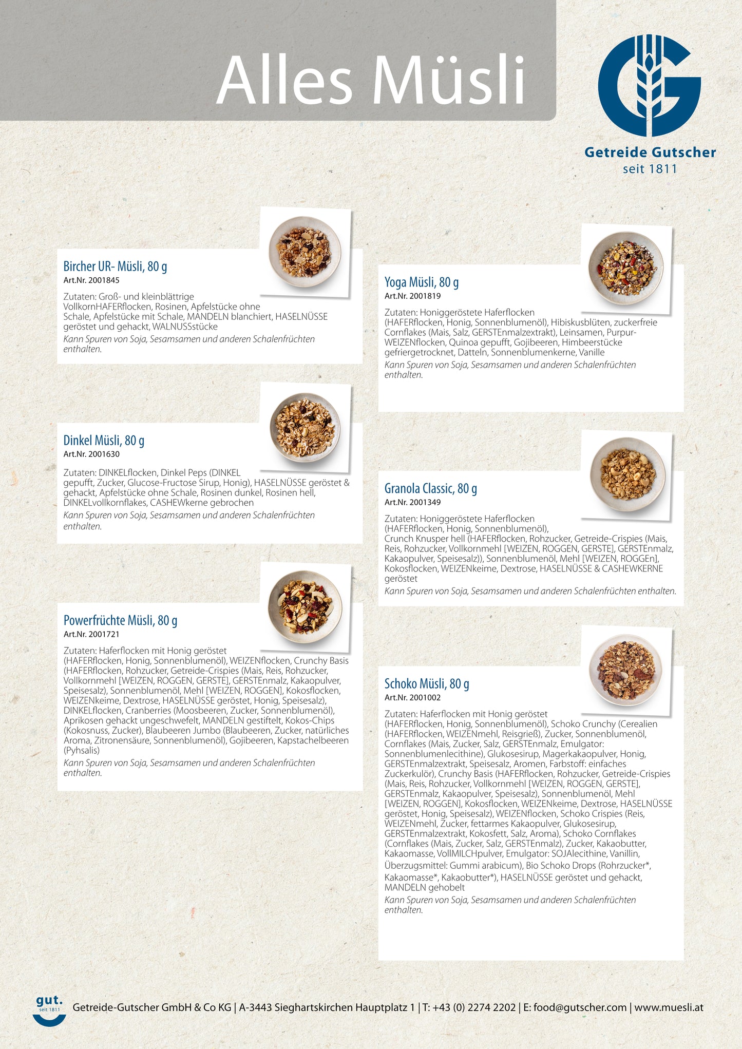 Müsli - Probierpaket