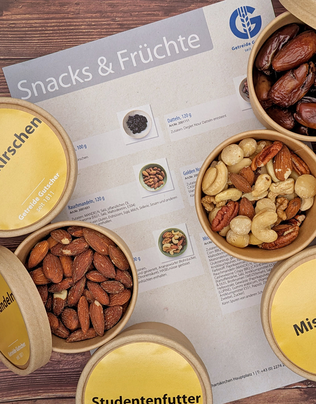 Snacks & Früchte - Probierpaket