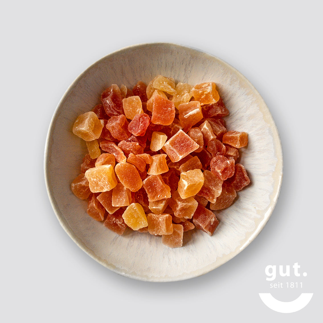 Papaya Würfel
